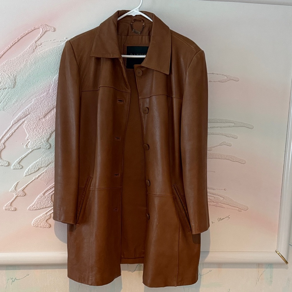 Danier Tan Leather Jacket